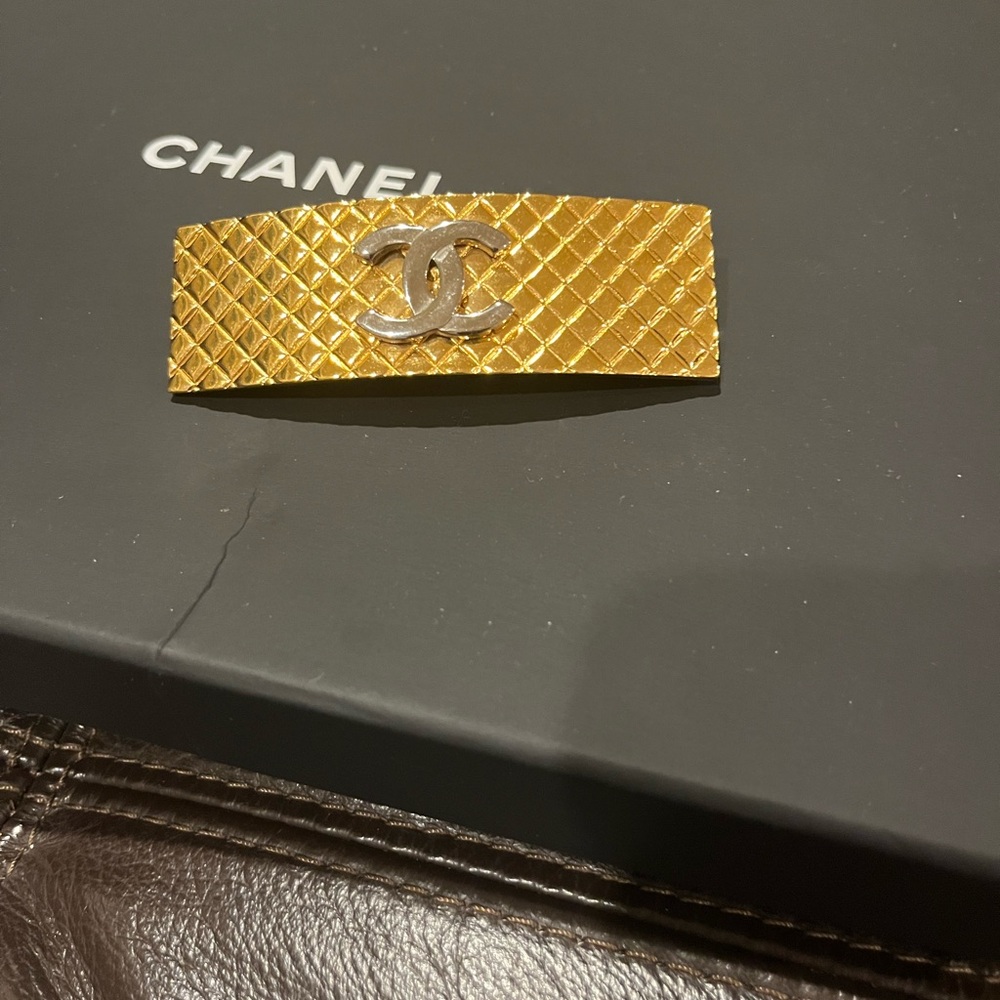 CHANEL Gold and Silver Hair Accessory